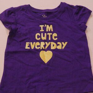purple  cute tee